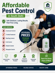 Affordable Pest Control in South Delhi