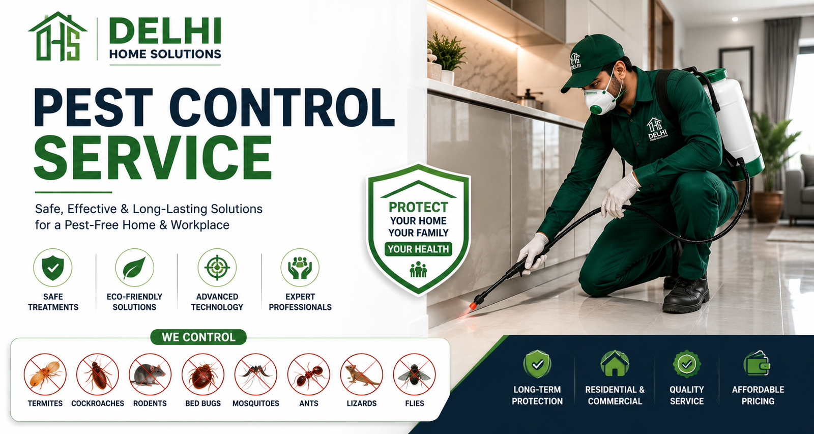 Pest Control Service in Lajpat Nagar