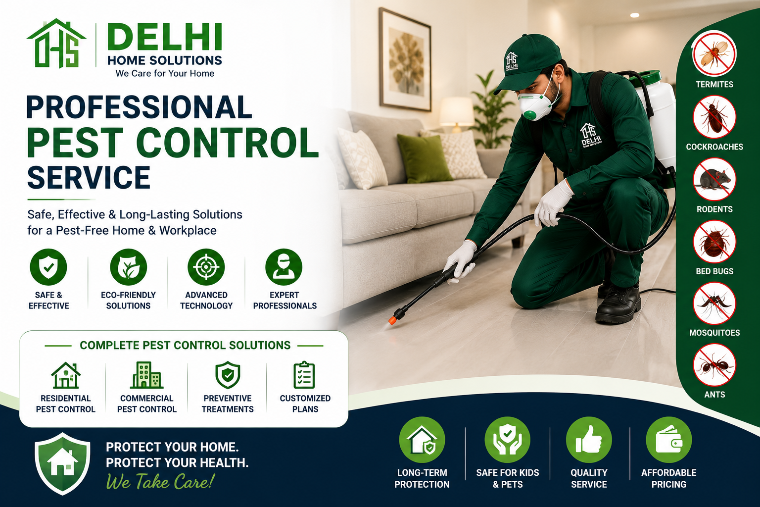 Pest Control Service in South Extension