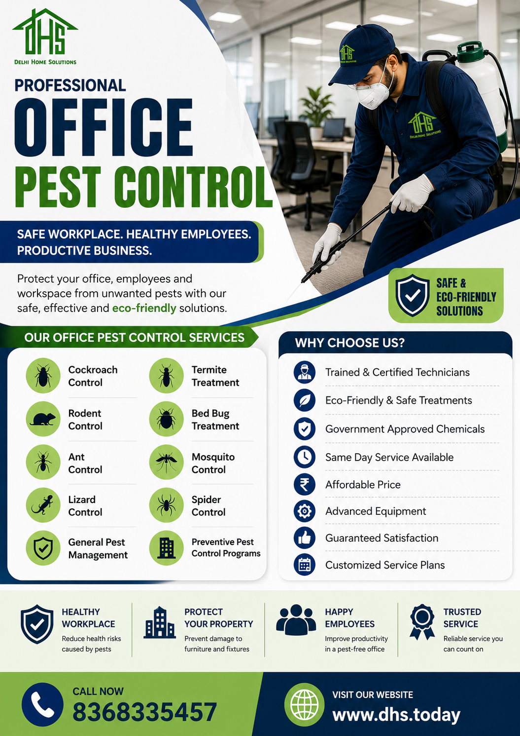 Office Pest Control in South Delhi