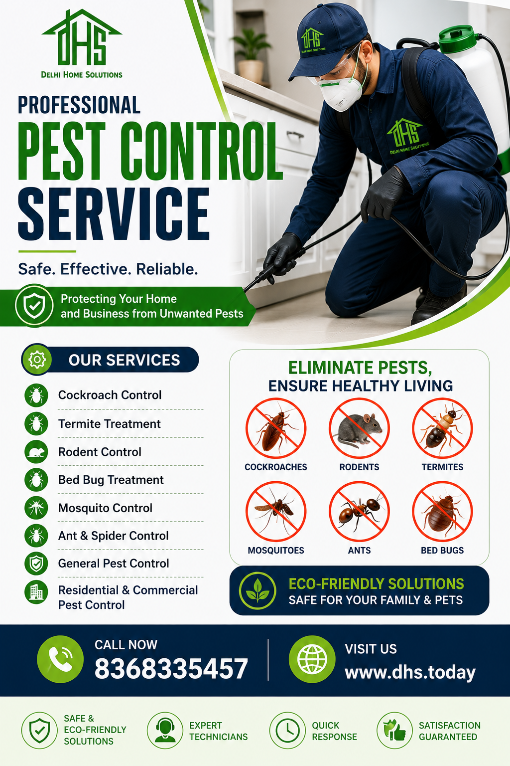 Pest Control Service in CR Park -
