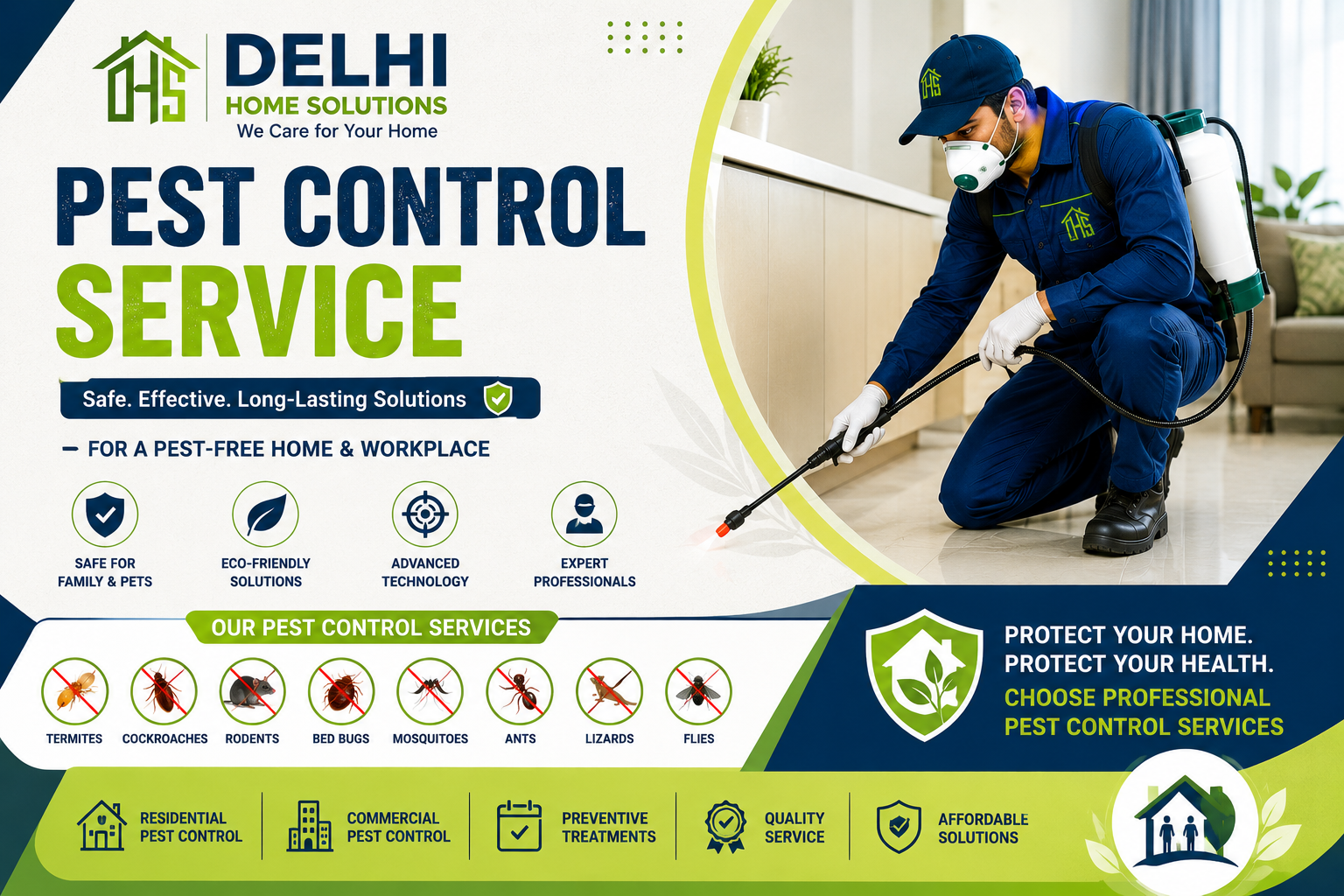 Pest Control Service in East of Kailash