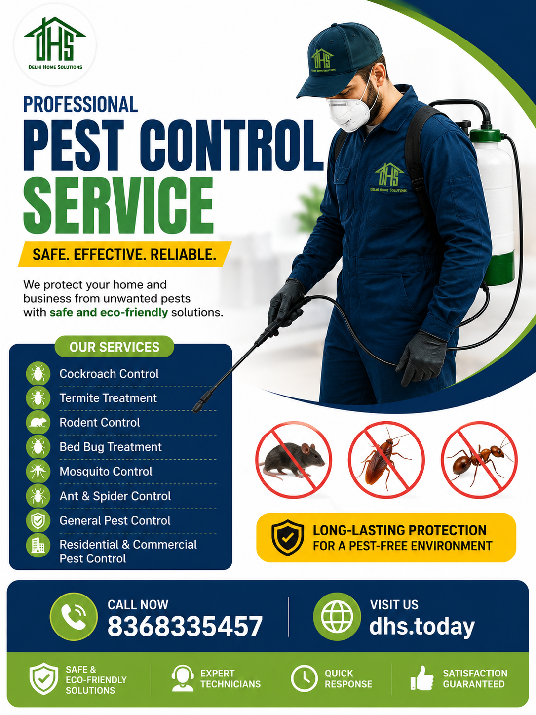 Pest Control Service in Panchsheel Park -
