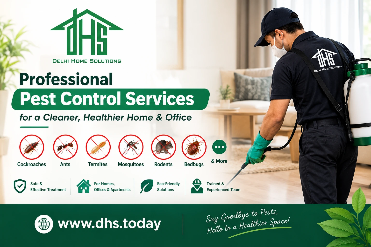 Pest control service in Malviya Nagar