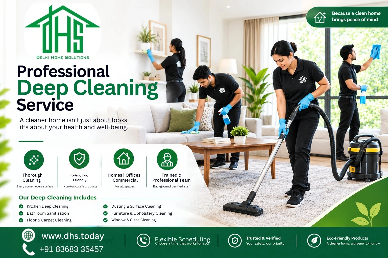 deep cleaning service in South Extension