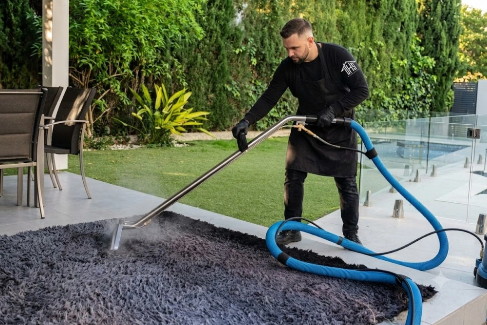Bedroom carpet cleaning