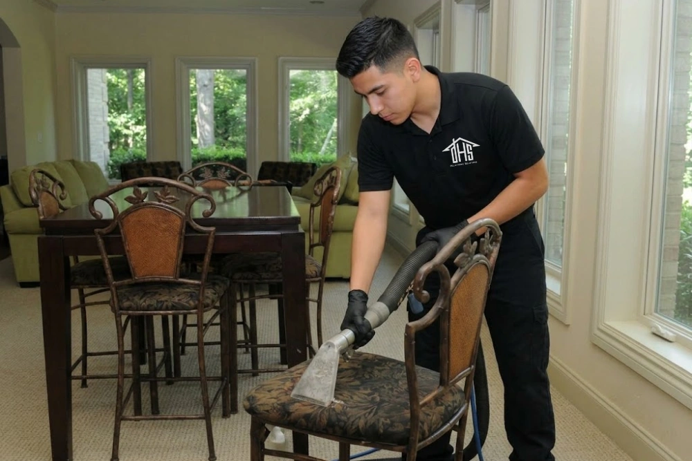 Professional upholstery and chair cleaning