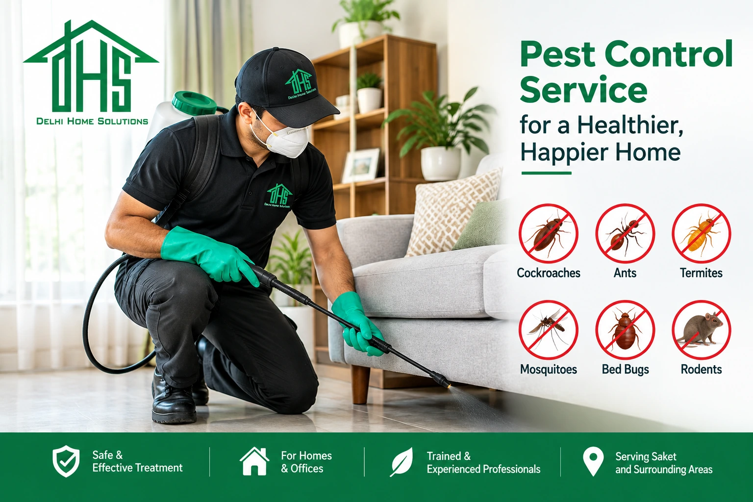 Pest Control Service in Saket