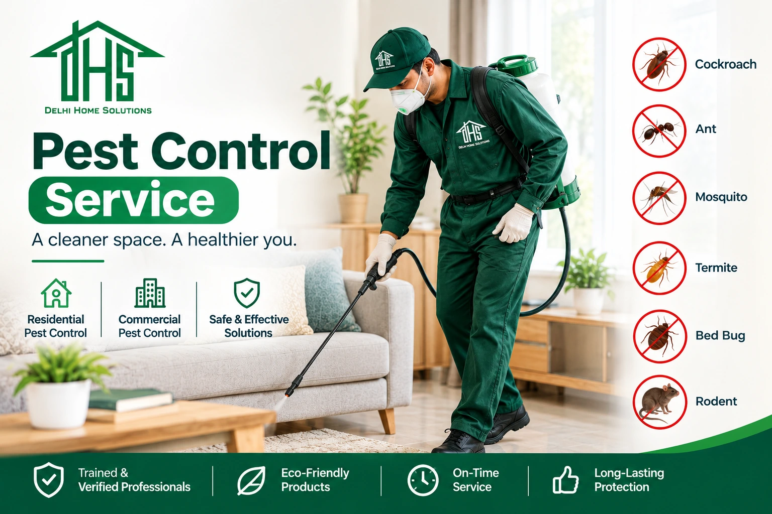 Pest Control Service in Defence Colony
