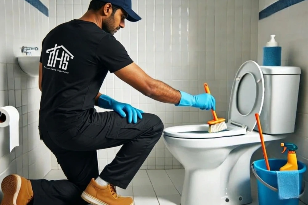 Modern clean bathroom
